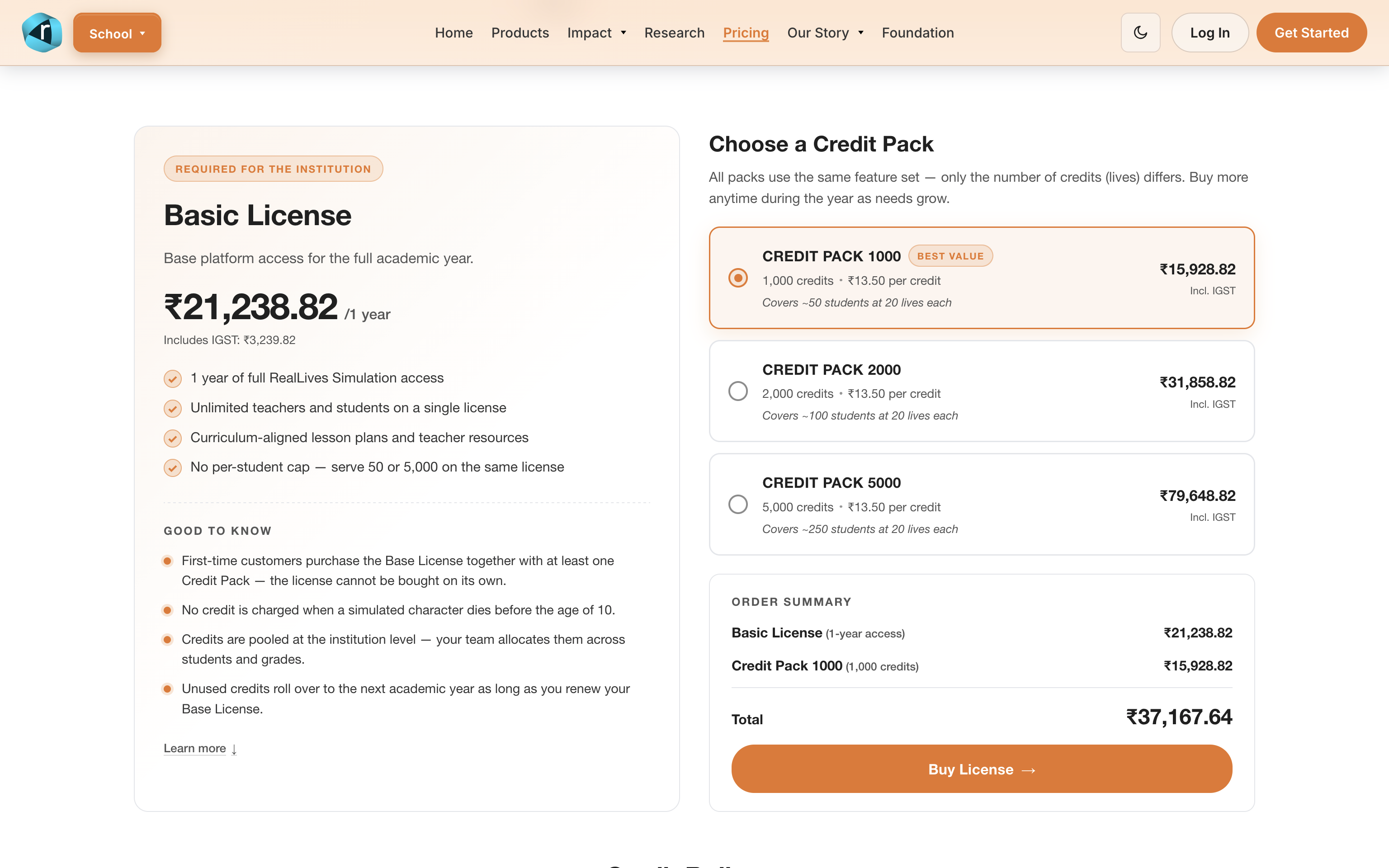 AI licensing and credit system preview