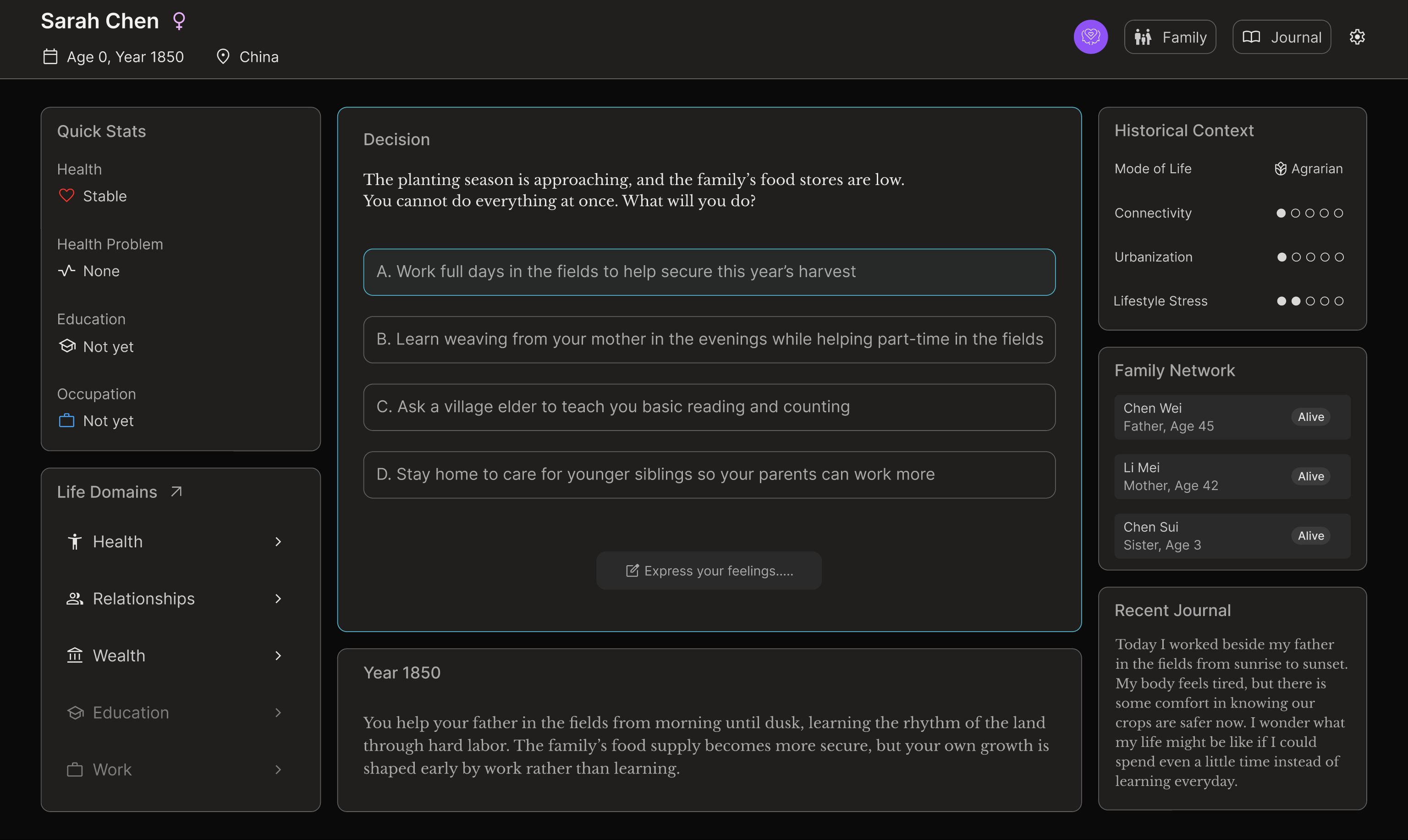 RealLives AI proof-of-concept preview